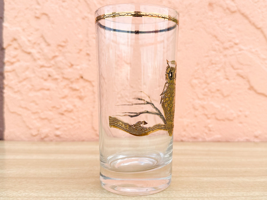 Set of Five Culver Owl Glassware
