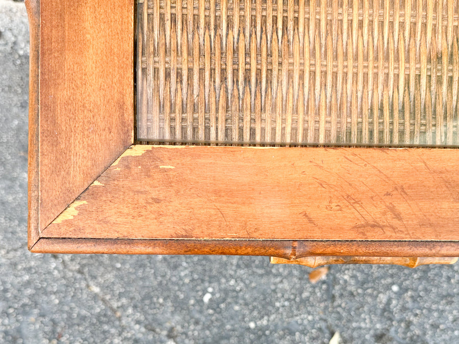 Handsome Faux Bamboo Writing Desk