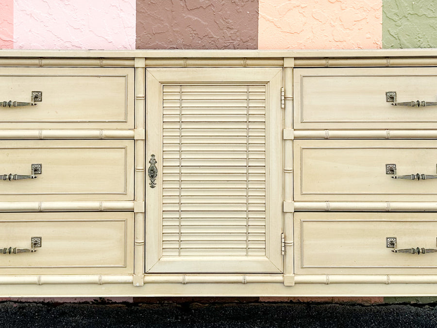 Henry Link Faux Bamboo Dresser