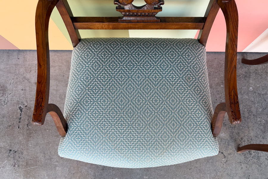 Pair of Handsome Koi Fish Arm Chairs