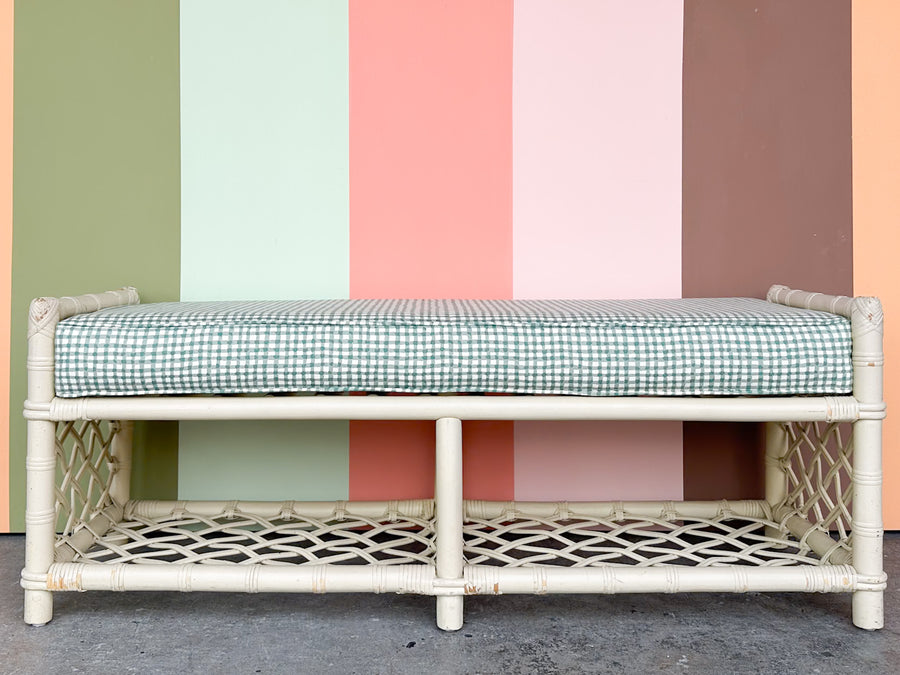 Ficks Reed Rattan Bench