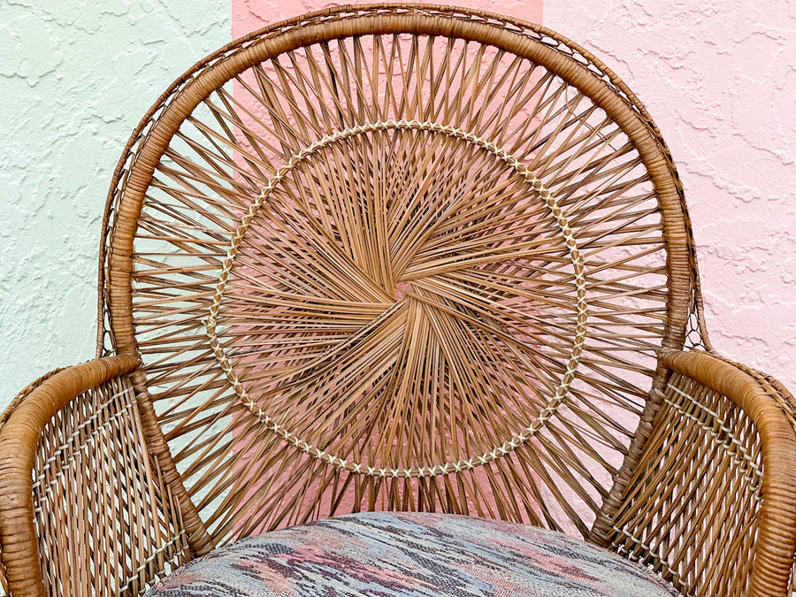Cute Buri Rattan Sunburst Chair