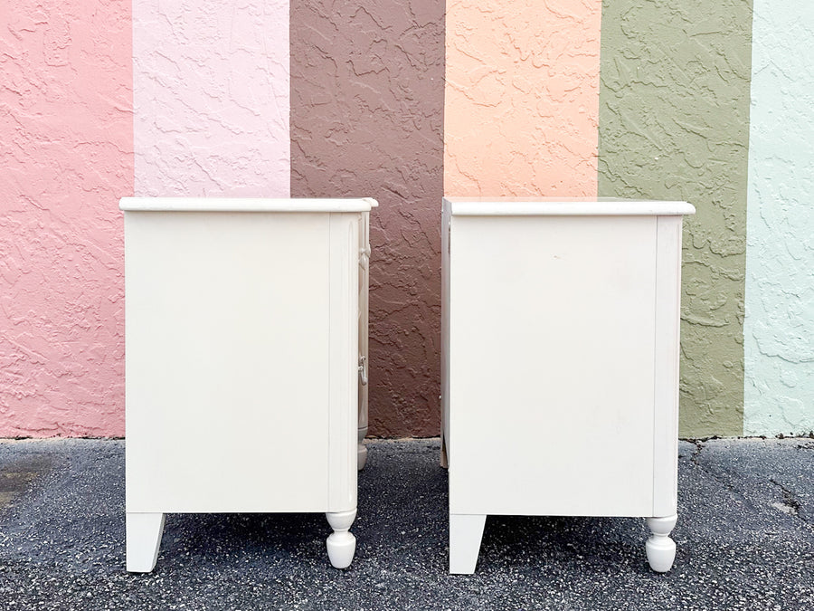 Pair of Dorothy Draper Style Nightstands