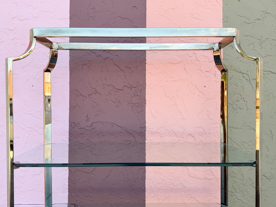 Brass Pagoda Etagere