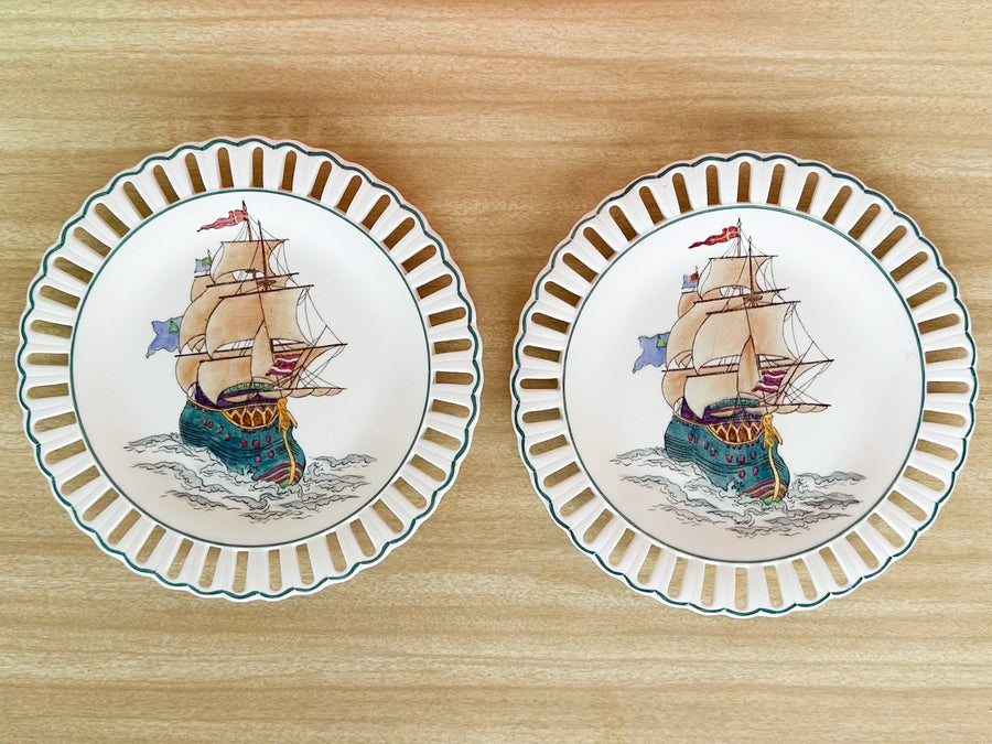 Set of Ten Nautical Wedgewood Plates