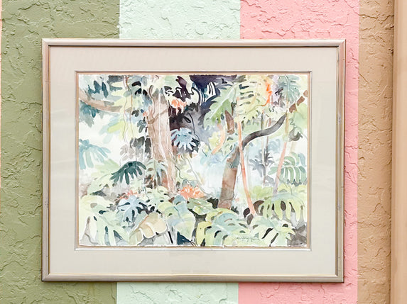 Jungle Watercolor Original Art