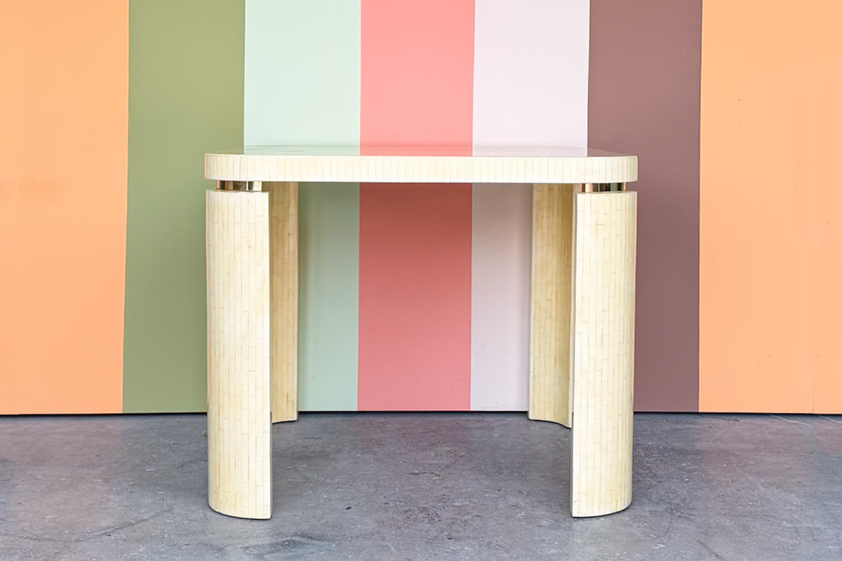 Bone Inlay Game Table