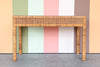 Coastal Chic Woven Rattan Desk