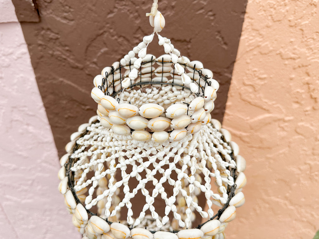 hanging shell planter Palm Beach Regency
