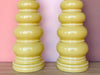 Pair of Happy Yellow Bubble Lamps
