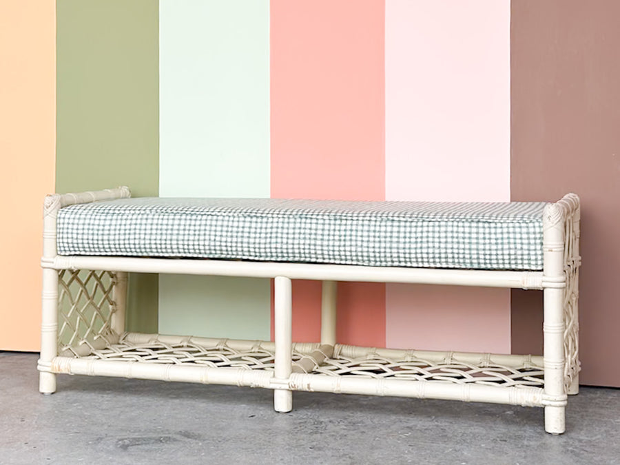 Ficks Reed Rattan Bench