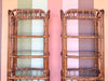 Pair of Handsome Rattan Etageres