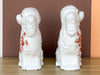 Italian Floral Staffordshire Dogs