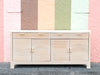 Coastal Pencil Reed Rattan Credenza