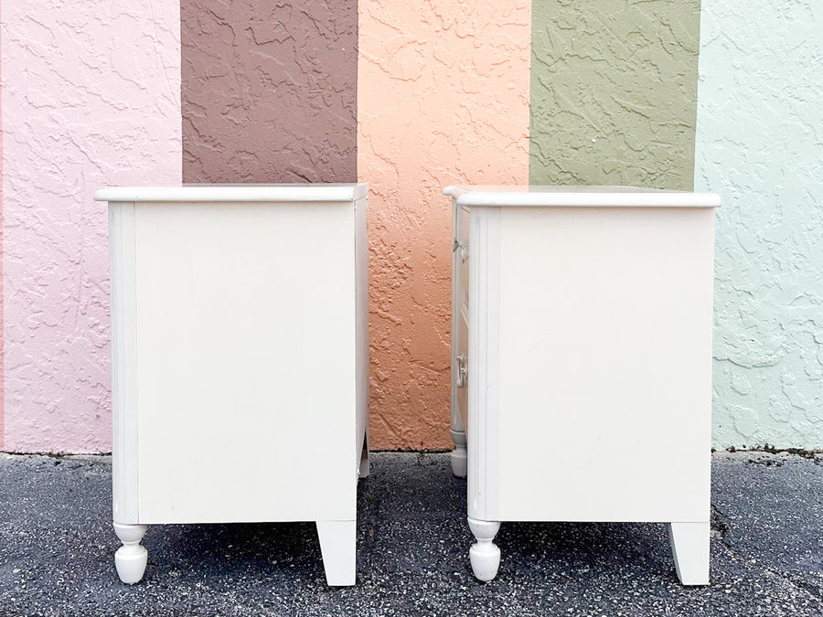 Pair of Dorothy Draper Style Nightstands