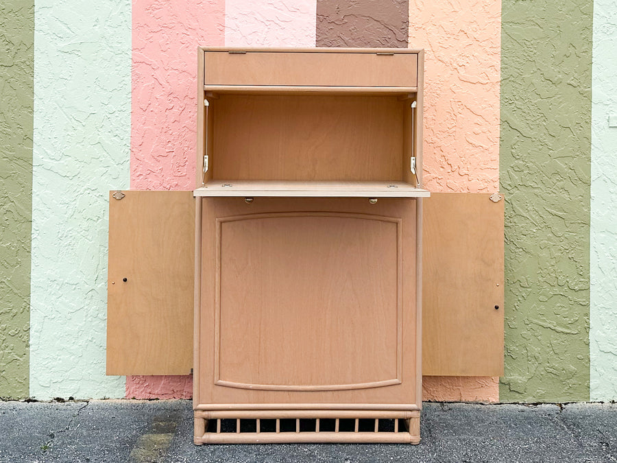 MCM Ficks Reed Wet Bar Cabinet