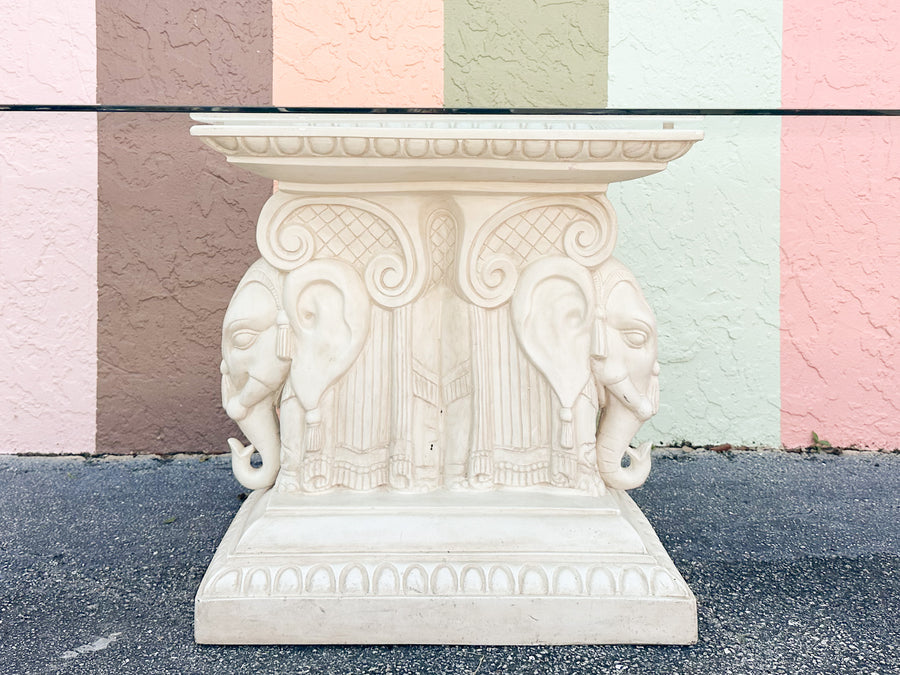 Plaster Elephant Dining Table