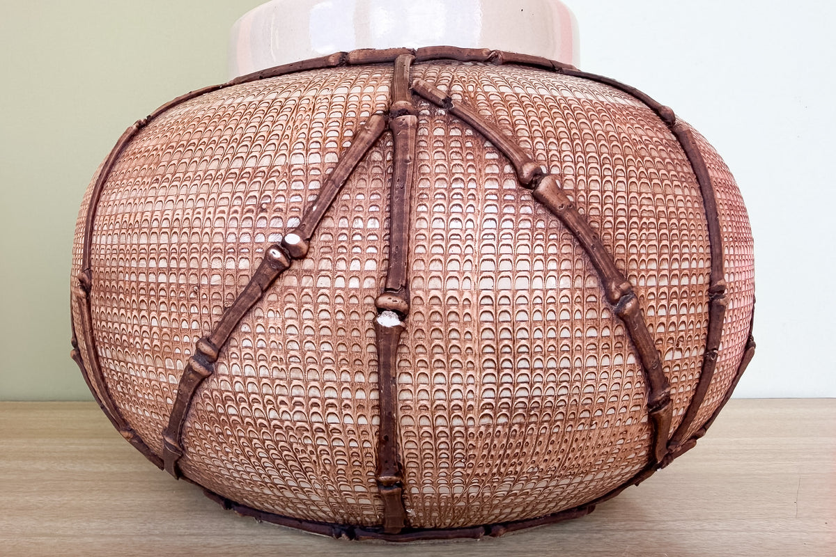 Pair of Island Chic Ceramic Lamps