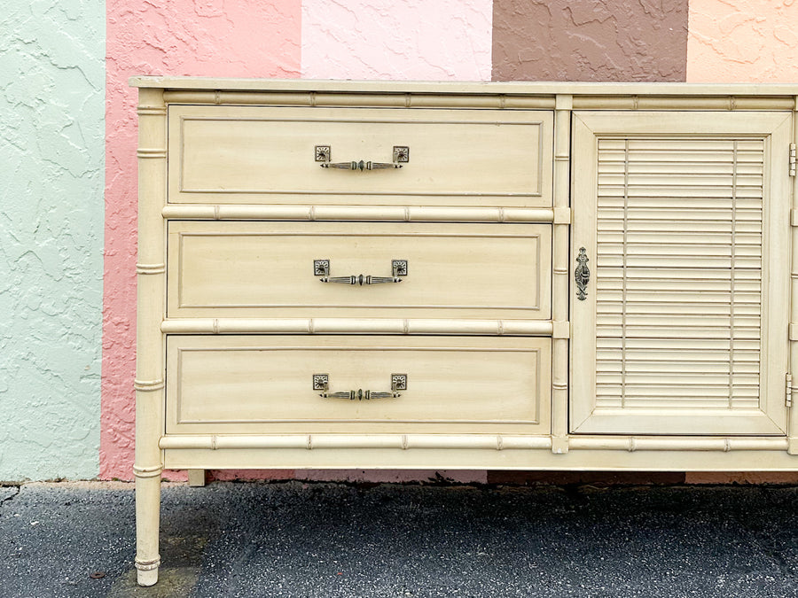 Henry Link Faux Bamboo Dresser