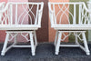 Set of Four Ficks Reed Rattan Swivel Chairs