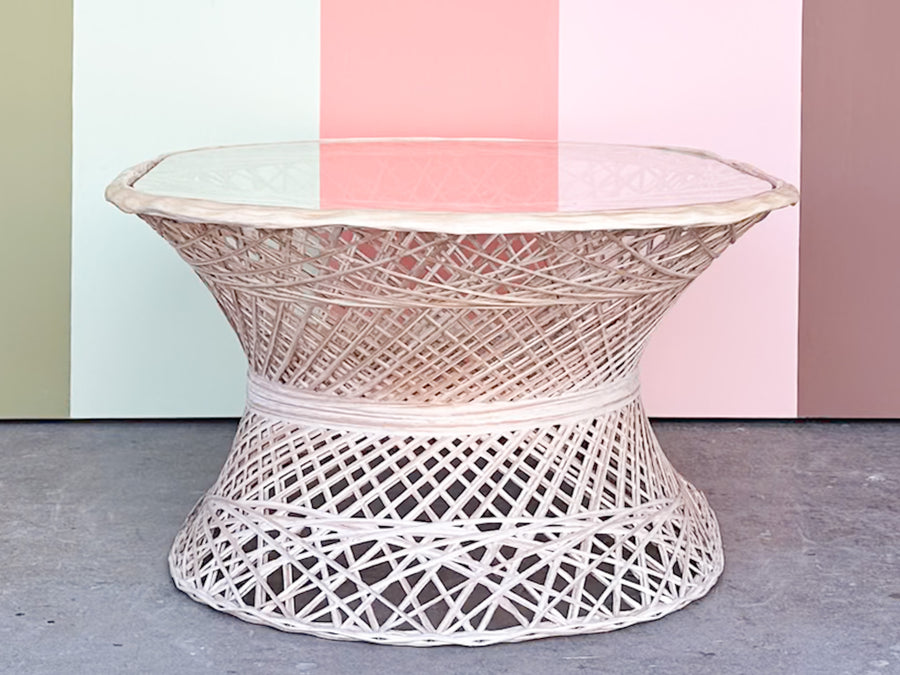 Marbled Pink Webspun Coffee Table