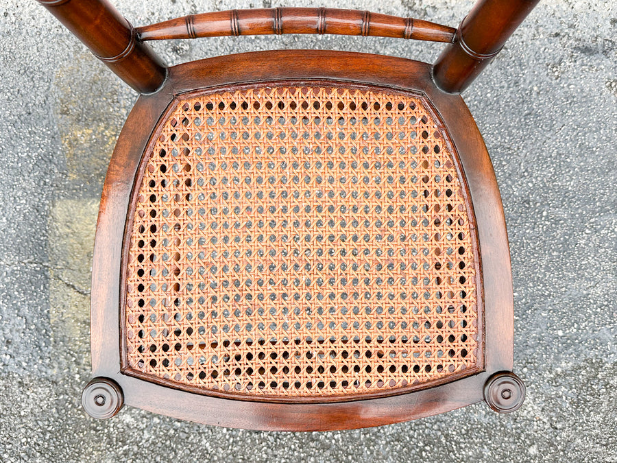 Handsome Faux Bamboo Desk Chair