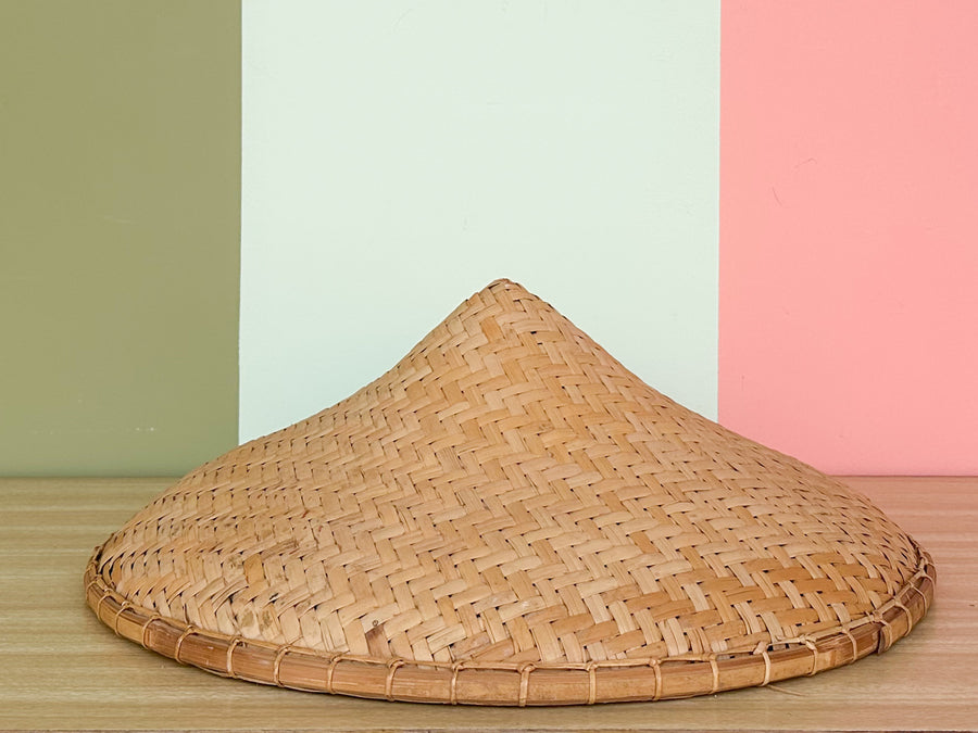 Trio of Cane and Rattan Hats