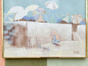Beach Umbrellas Original Art by Lee Reynolds