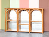 Mirrored Rattan Shelf