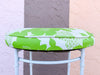 Lime Green Faux Bamboo Stool