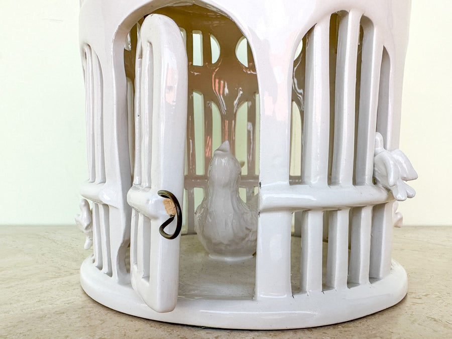 Cute Ceramic Bird Cage