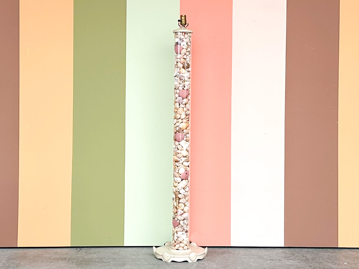 Old Florida Shell Floor Lamp