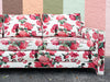 Pink Hydrangea Chintz Sofa