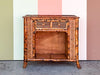 Tortoiseshell Rattan Nightstand