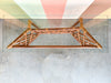 Rattan Chippendale Console