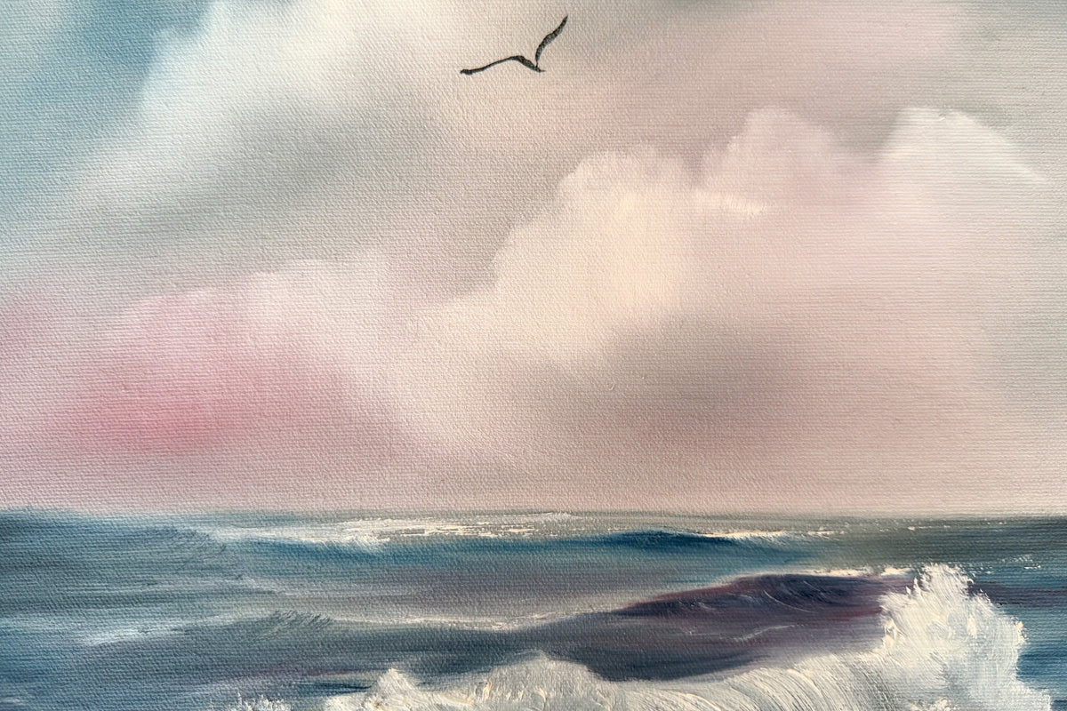 Oval Seascape Original Art
