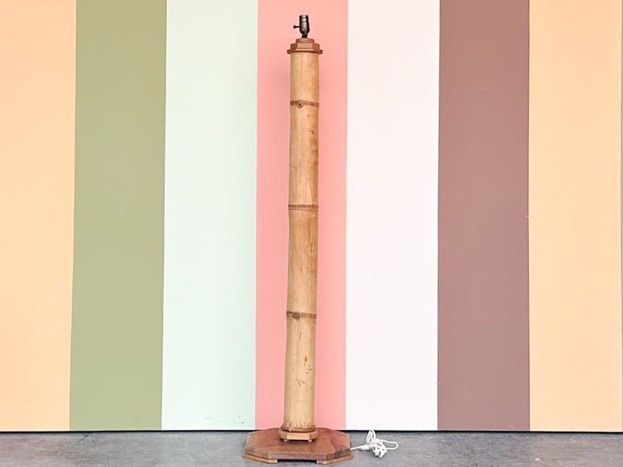 Old Florida Bamboo Floor Lamp