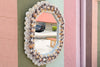 Beautiful Flower Shell Mirror