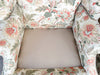 Pair of Floral Chic Upholstered Wingback Chairs