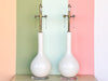 Pair of Italian Cream Crackle Lamps