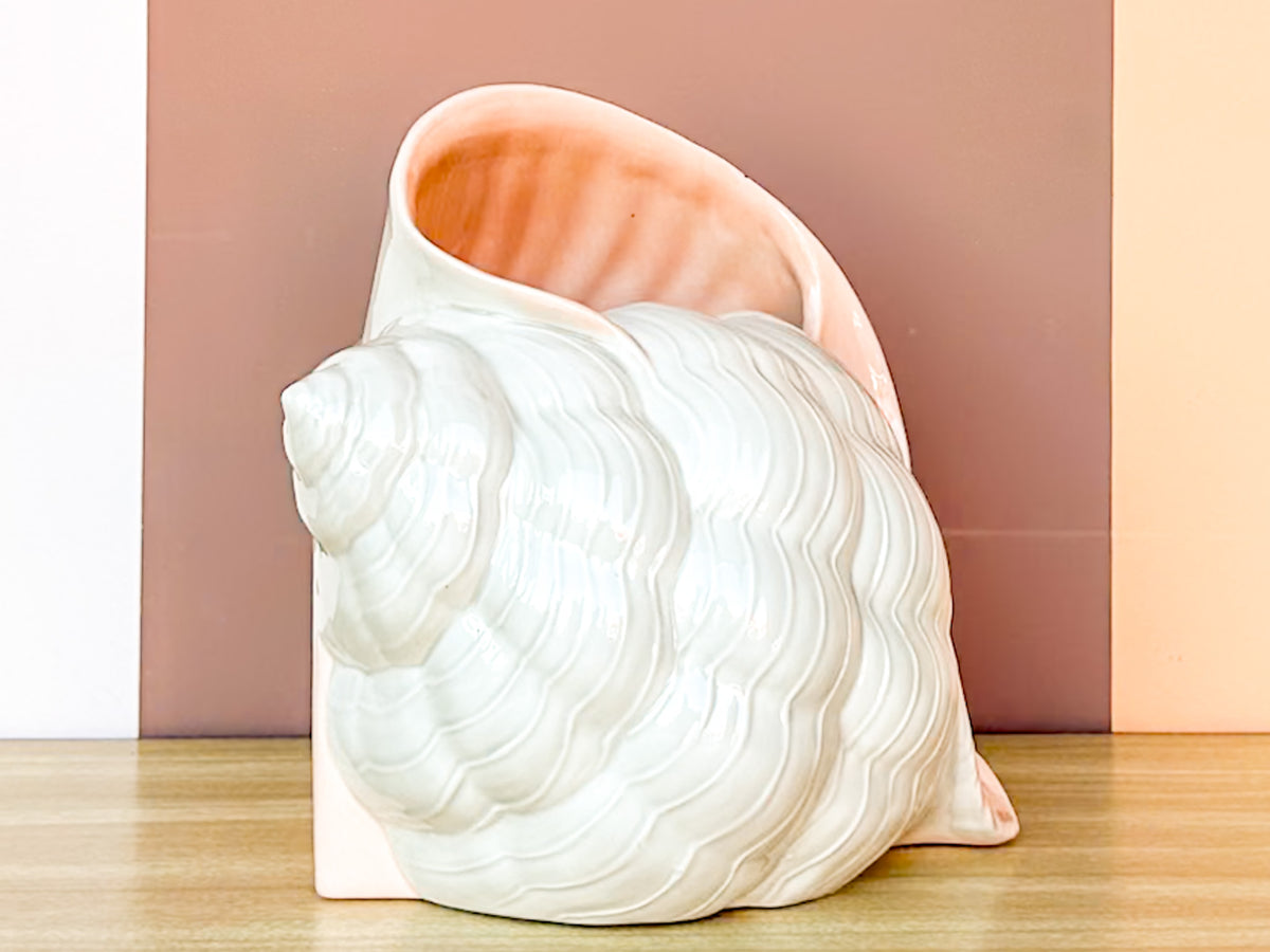 Ceramic Shell Tissue Box Cover