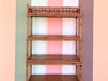 Tortoiseshell Rattan Etagere