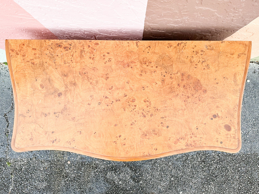 Italian Bombay Burl Wood Chest