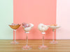 Set of Four Shell Chic Coupes