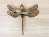 Set of Eight Brass Dragonfly Napkin Rings