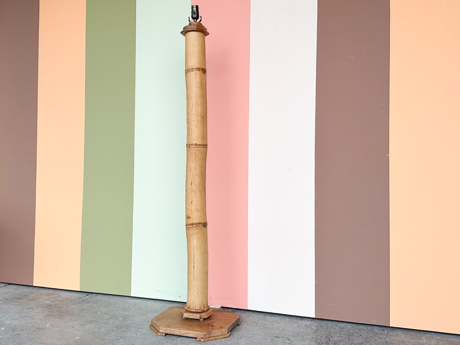 Old Florida Bamboo Floor Lamp