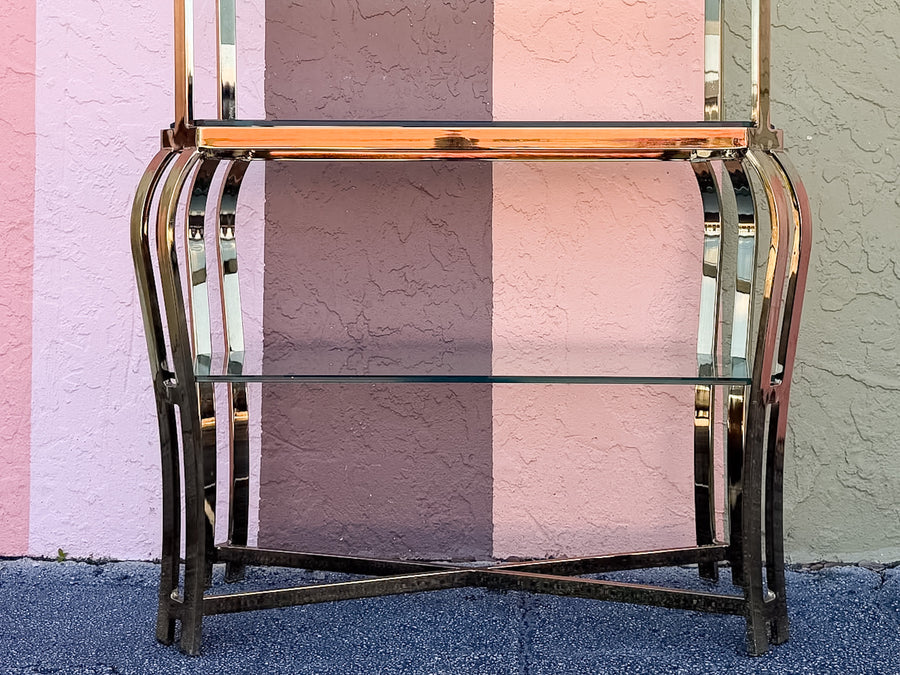 Brass Pagoda Etagere