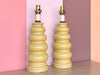 Pair of Happy Yellow Bubble Lamps