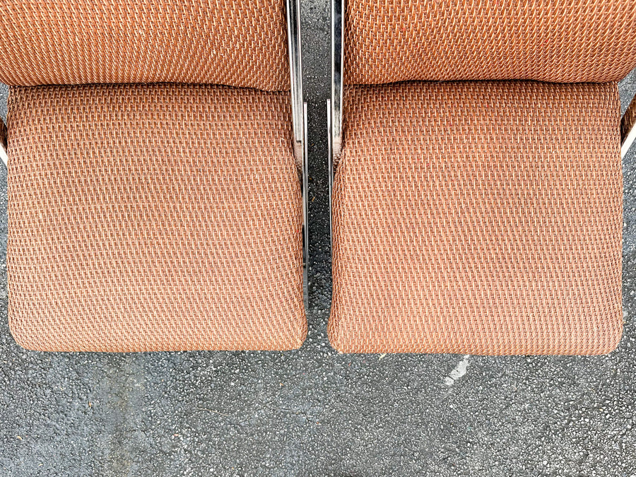 Pair of MCM Chrome Side Chairs