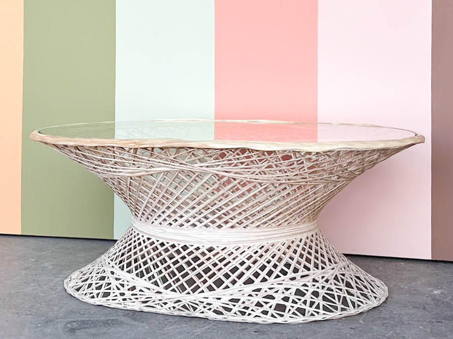 Marbled Pink Webspun Coffee Table